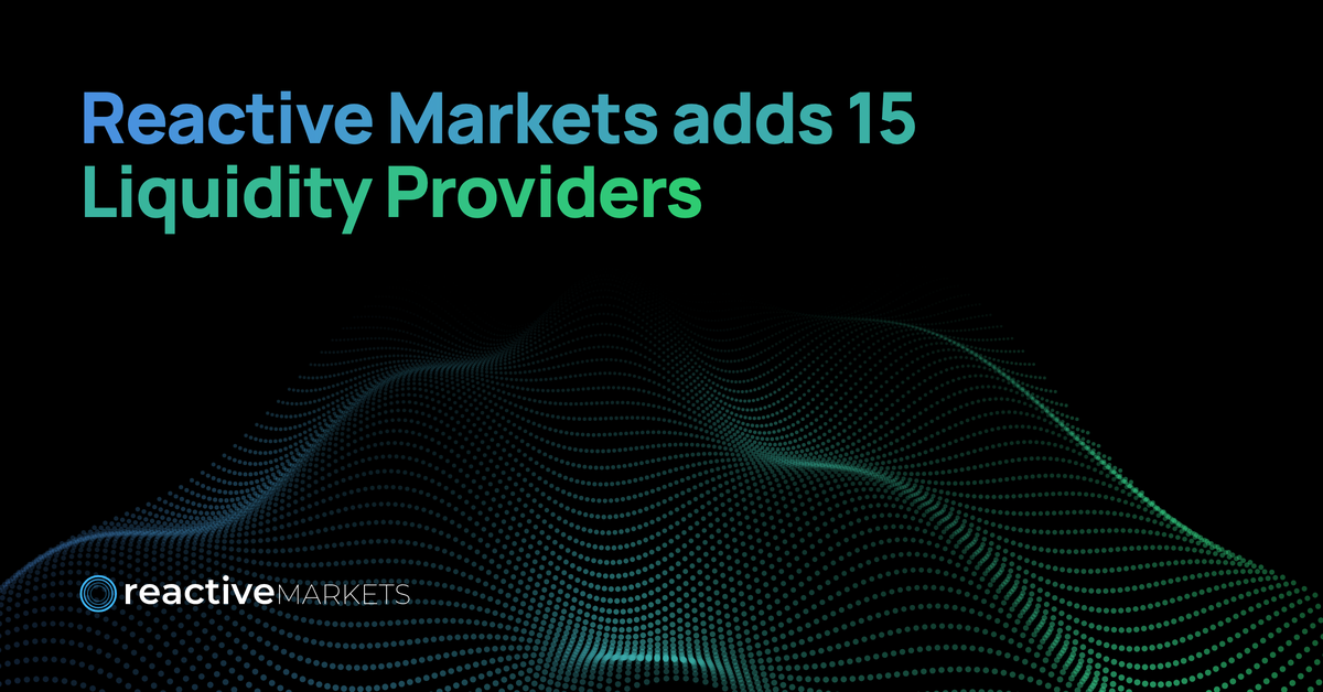 Reactive Markets